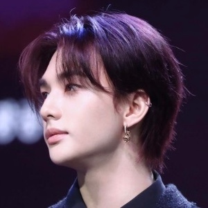 short maroon-purple