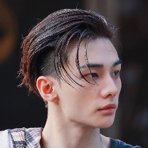 short w/ shaved sides