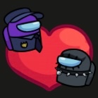 purple x black