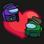 purple x green