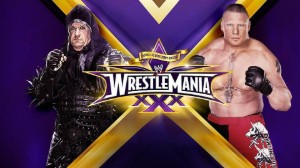 SINGLES MATCH VS BROCK LESNAR WM 30 (2014)