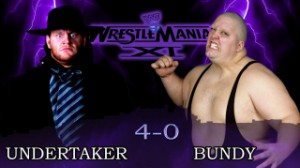 SINGLES MATCH WITH SPECIAL REFEREE (LARRY YOUNG) VS KING KONG BUNDY WM 11 (1995)