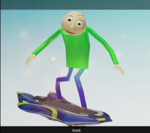 Baldi on Hoverboard