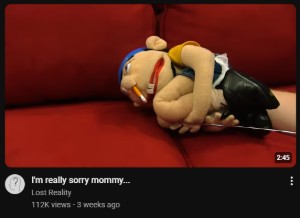 "I'm sorry mommy"