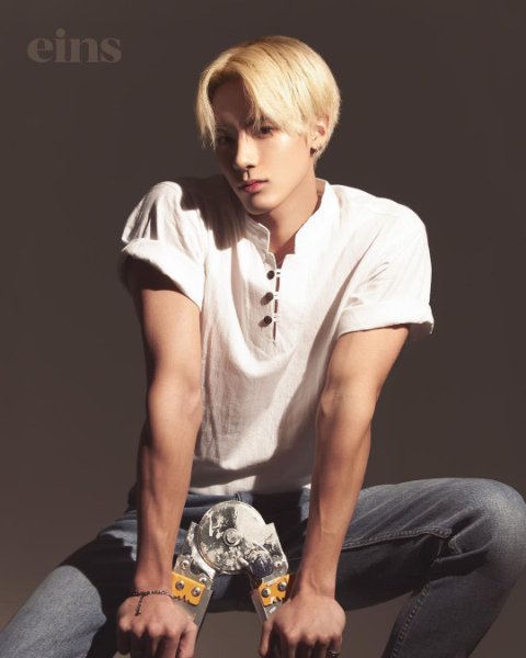 Parted Blonde