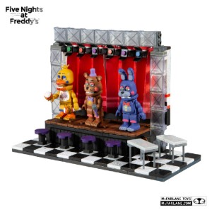 Rockstar Freddy, Rockstar Bonnie and Rockstar Chica with Deluxe Concert Stage