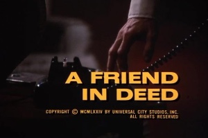 A Friend in Deed