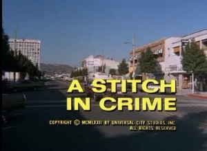 A Stitch in Crime