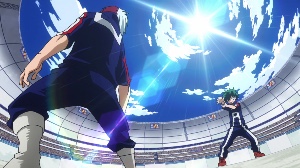 Deku vs Shoto