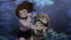 Uraraka and Asui vs Toga