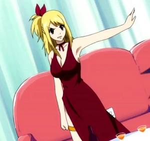 Red dress