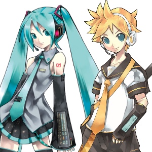 Hatsune Miku x Kagamine Len