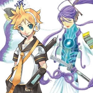 Kagamine Len x Camui Gackpo