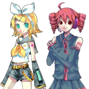 Kagamine Rin x Kasane Teto