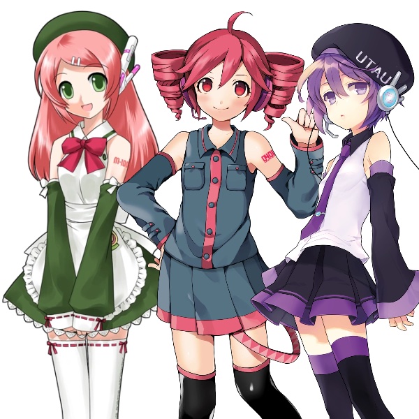 Momone Momo x Kasane Teto x Defoko