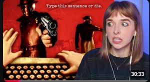 TYPING FOR MY LIFE!!!