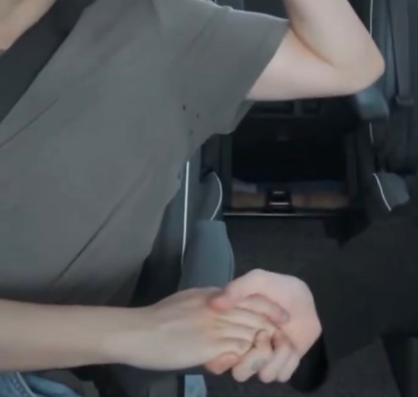 ‘this is business’ while holding hands
