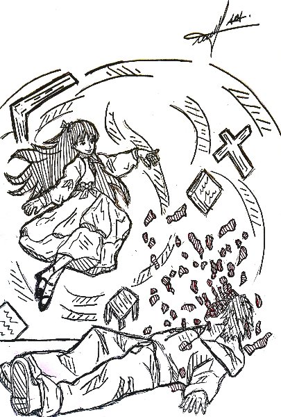 La niña del demonio en su máximo esplendor