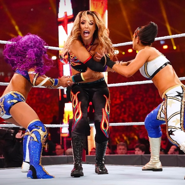 Boss N Hug vs IIconics vs Nia/Tamina vs Divas of Doom - WM 35