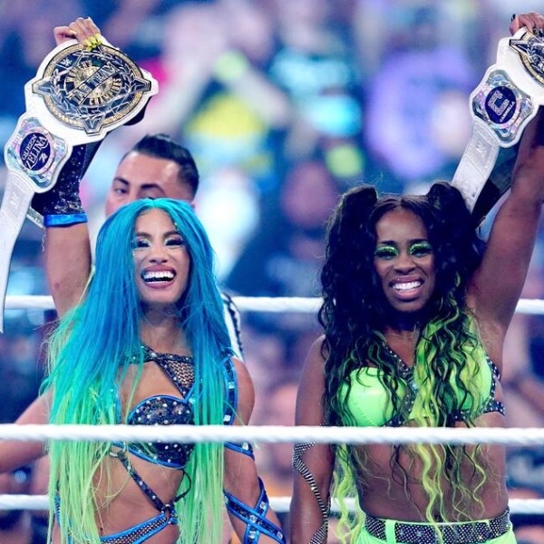 Sasha/Naomi vs Carmella/Zelina vs Liv/Rhea vs Nattie/Shayna - WM 38