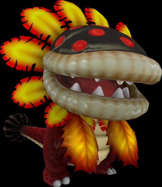 Fiery Dino Piranha