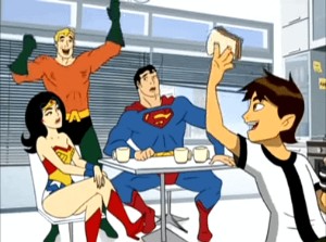 Ben 10 met Justice League