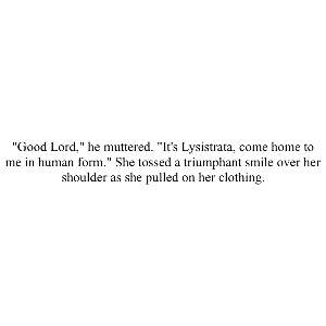 It’s Lysistrata