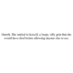She smiled to herself