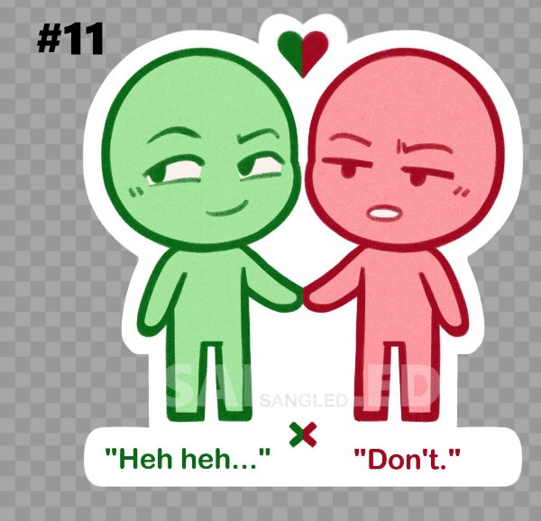 "Heh heh..." X "Don't."