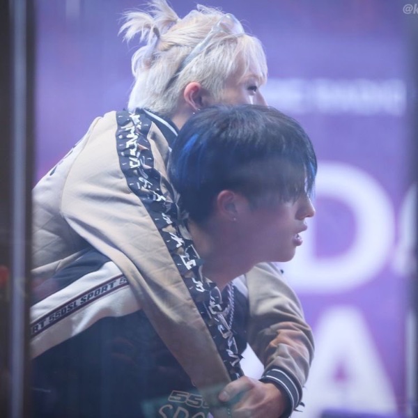 Back down back hug