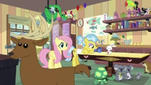 s7e5 fluttershy leans in