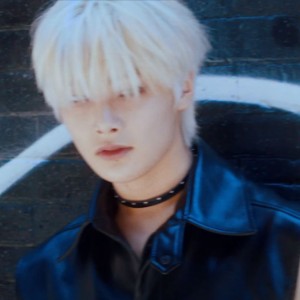 bleached blond mullet
