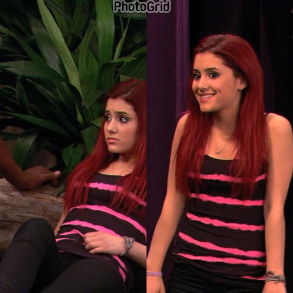 black and pink stripes