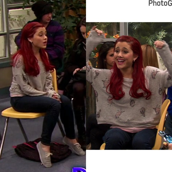 grey sweater