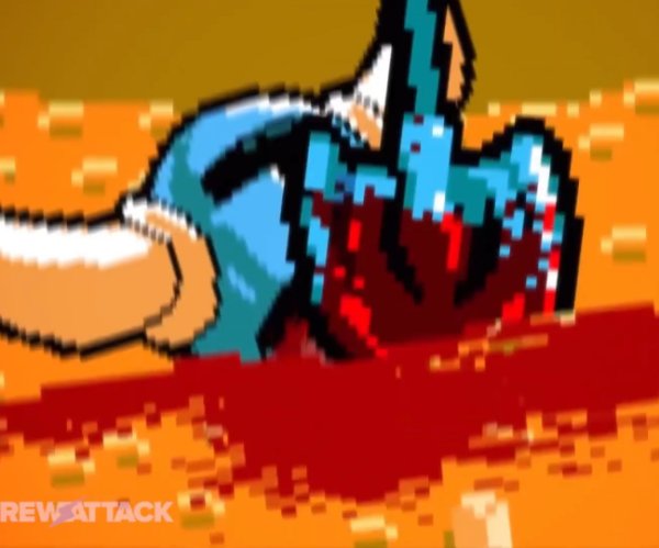 Shovel Knight's death