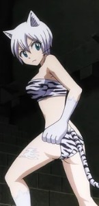 Animal soul Cat white outfit