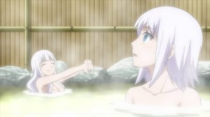 Bath scene
