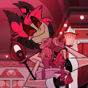 Pink Suit Alastor