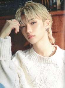 Blonde mullet