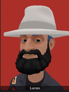 Grown beard look