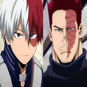 Shoto and Enji