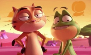 Mr Chat & Kaeloo [Kaeloo]