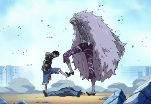 Law and Luffy Vs doflamingo