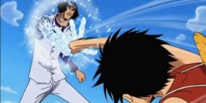 Luffy Vs kizaru
