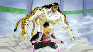 Luffy Vs lucci 1