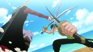 Zoro Vs mihawk