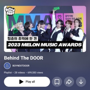 Behind the door