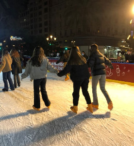 ice skating