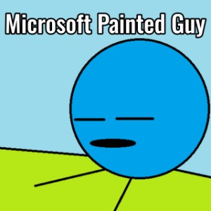 Microsoft Painted Guy