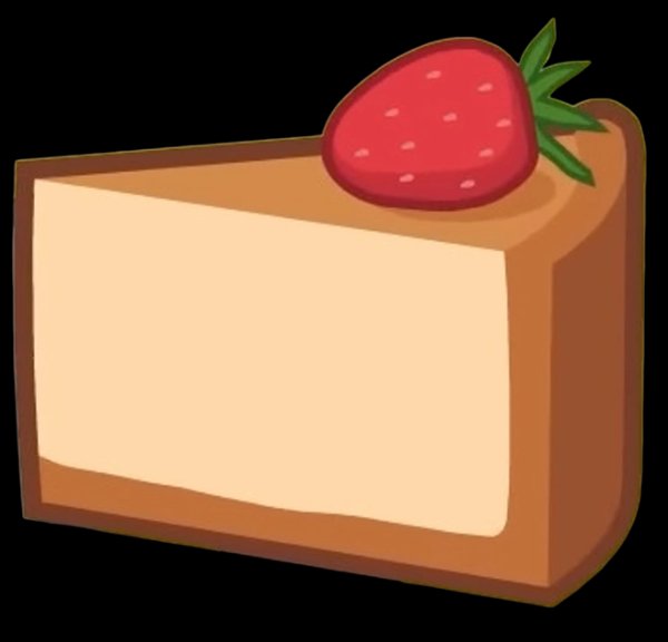 Slice of strawberry topped cheesecake